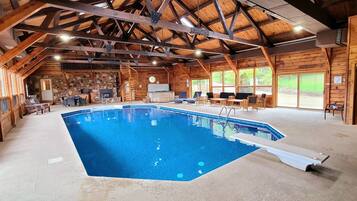 Piscine couverte, piscine chauffée