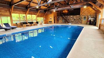 Piscine couverte, piscine chauffée