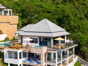 Exterior - Tropical Villa a new stunning sea view Villa  (Koh Samui)