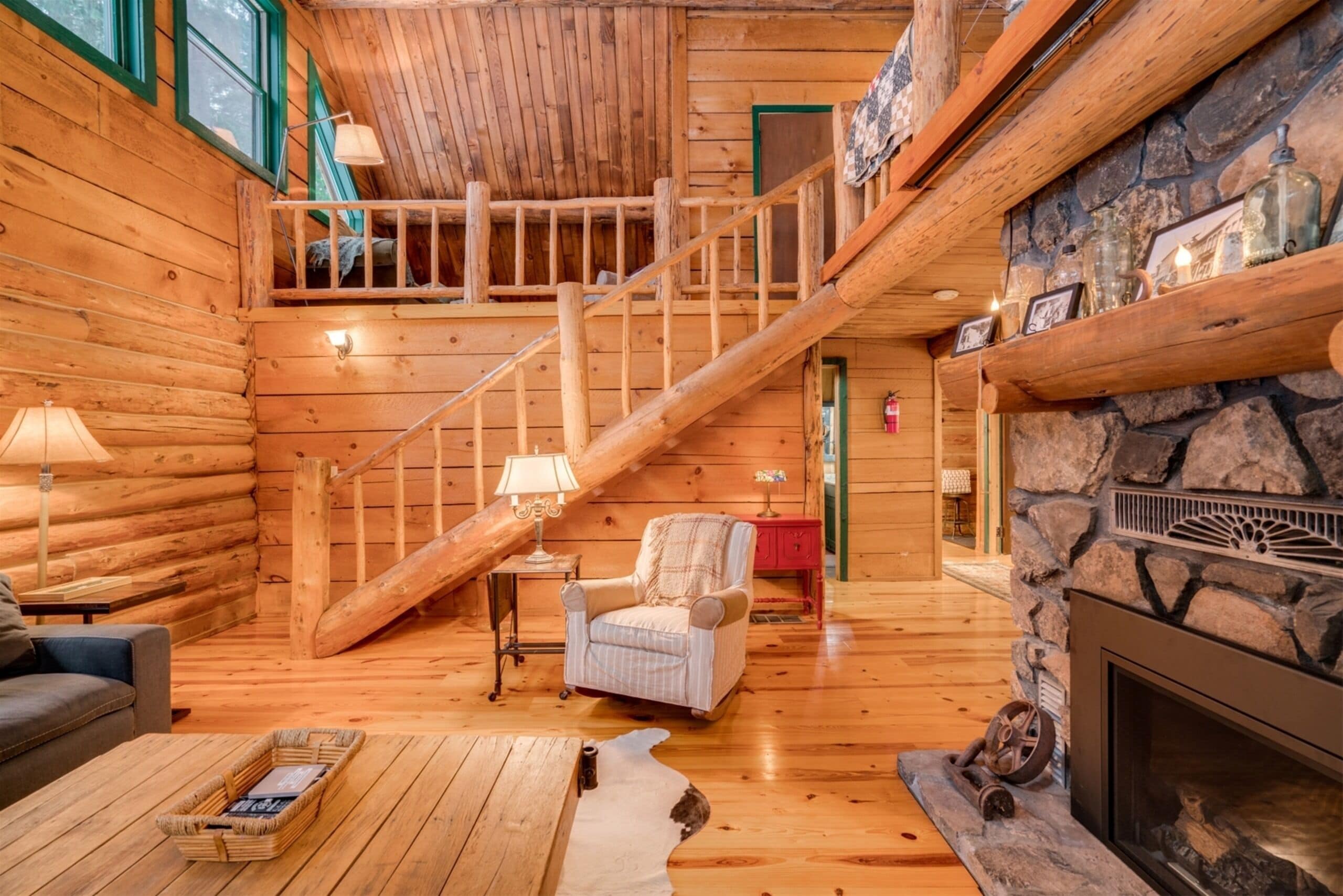 TV connectée, cheminée