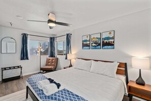 2 bedrooms, iron/ironing board, travel cot, free WiFi