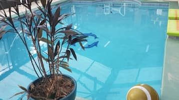 Indoor pool, a heated pool
