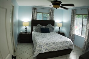 1 bedroom, in-room safe, iron/ironing board, travel crib