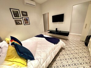 1 dormitorio, tabla de planchar con plancha, wifi gratis