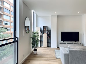 Living area - Kubik Apartments in Exclusive Virrey by Wynwood-House (Bogotá)