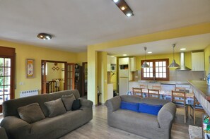 Télévision, cheminée