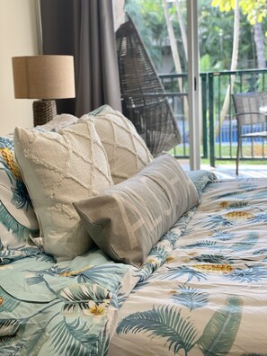 1 bedroom, iron/ironing board, travel crib, free WiFi