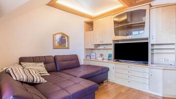 Fernseher, Kamin