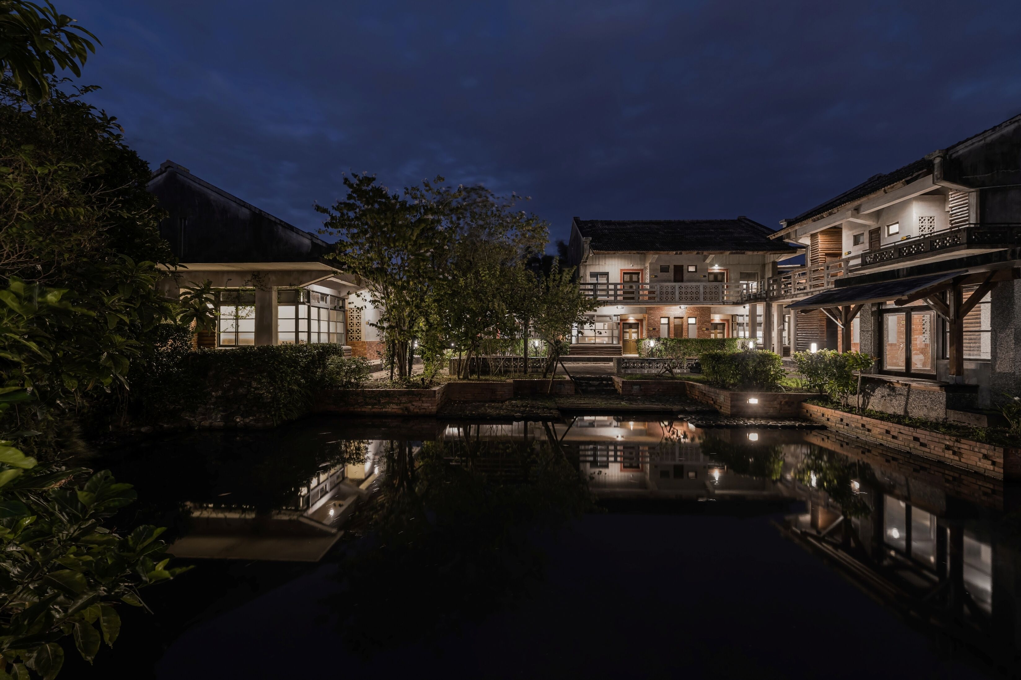 front of property – evening/night