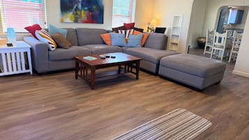 Smart TV, DVD player, books