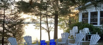 Waterfront on Silver Lake, private pier, pontoon rental, family fun!