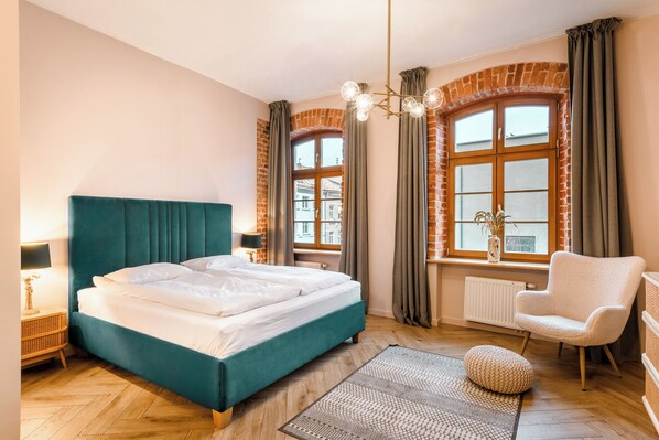1 Schlafzimmer, kostenloses WLAN, Bettwäsche
