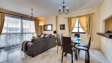 TV, DVD player, stereo