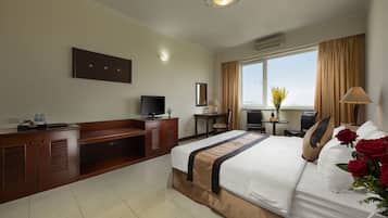 Biancheria da letto di alta qualità, materassi in memory foam, minibar