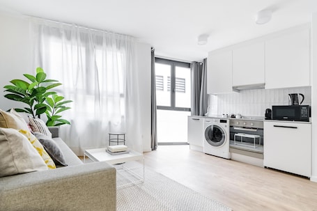 公寓, 1 张双人床和 1 张沙发床 | 私人厨房 | 冰箱、微波炉、烤箱、炉灶