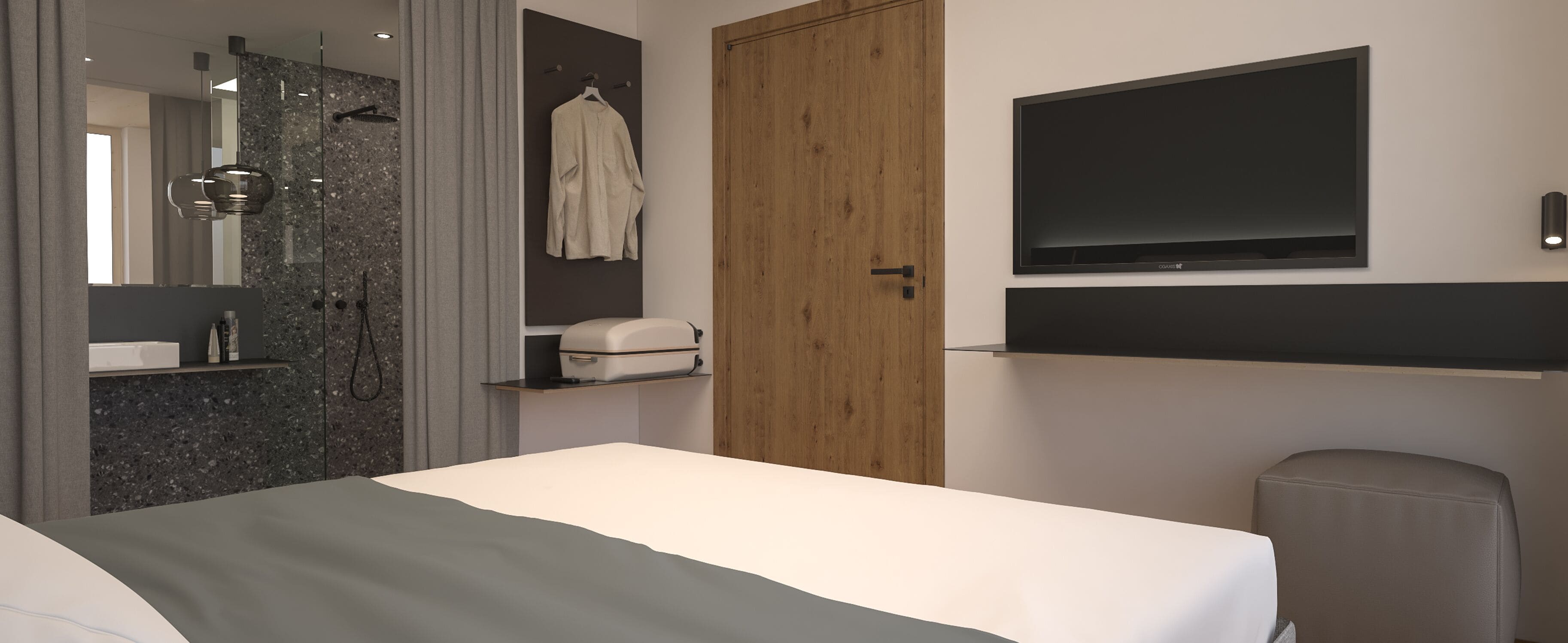 in-room safe, desk, blackout curtains, soundproofing