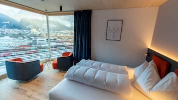 Panoramic Double Room | In-room safe, blackout drapes, soundproofing, iron/ironing board