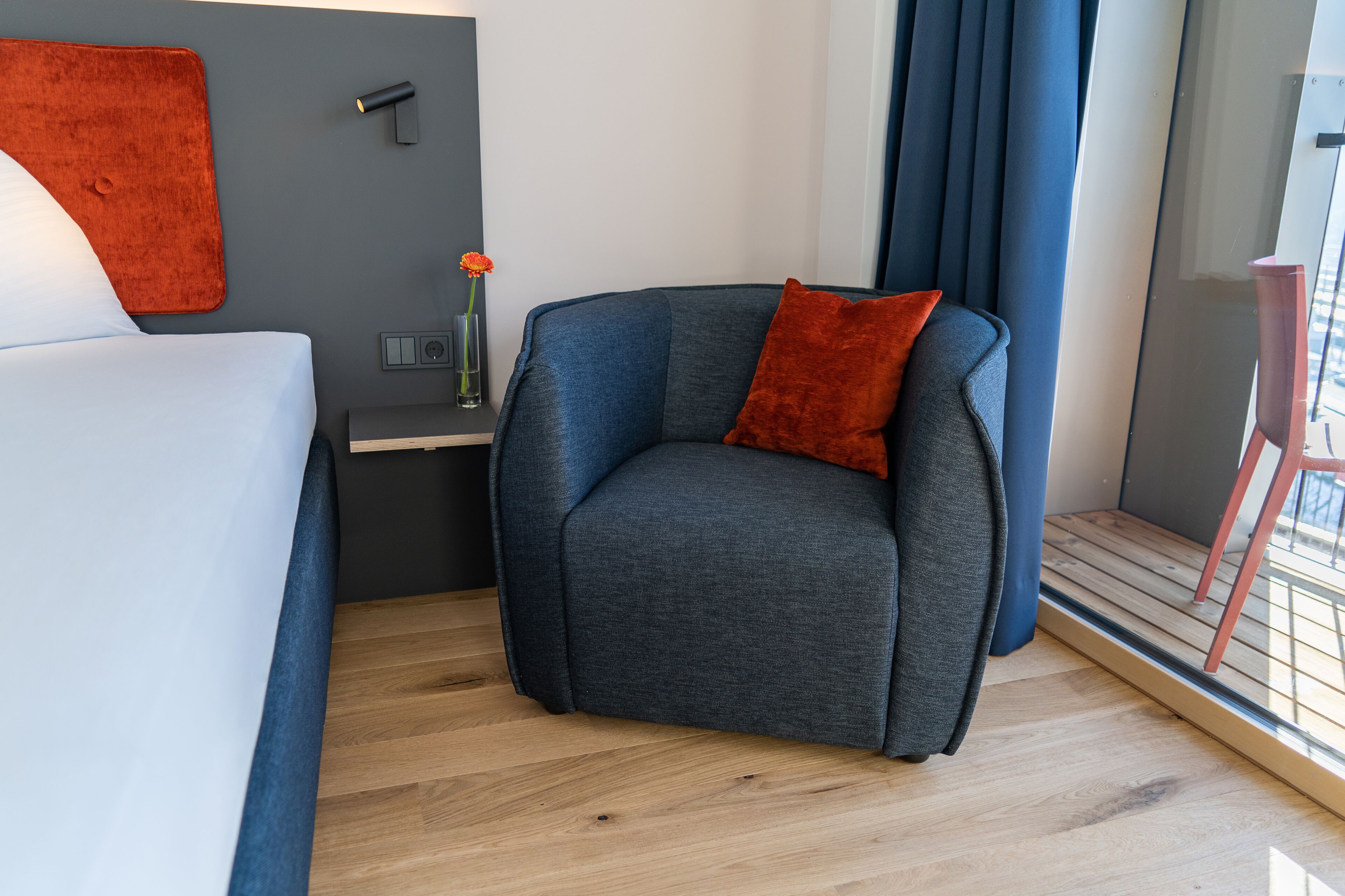 premium double room | in-room safe, desk, blackout curtains, soundproofing