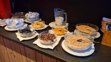 Daily buffet breakfast (EUR 17.50 per person)