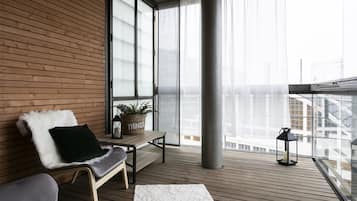 Deluxe appartement | Terras