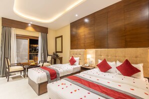 Pond Villa Suite | Minibar, desk, free WiFi, bed sheets - Lumbini Palace Resort (Dayanagar)