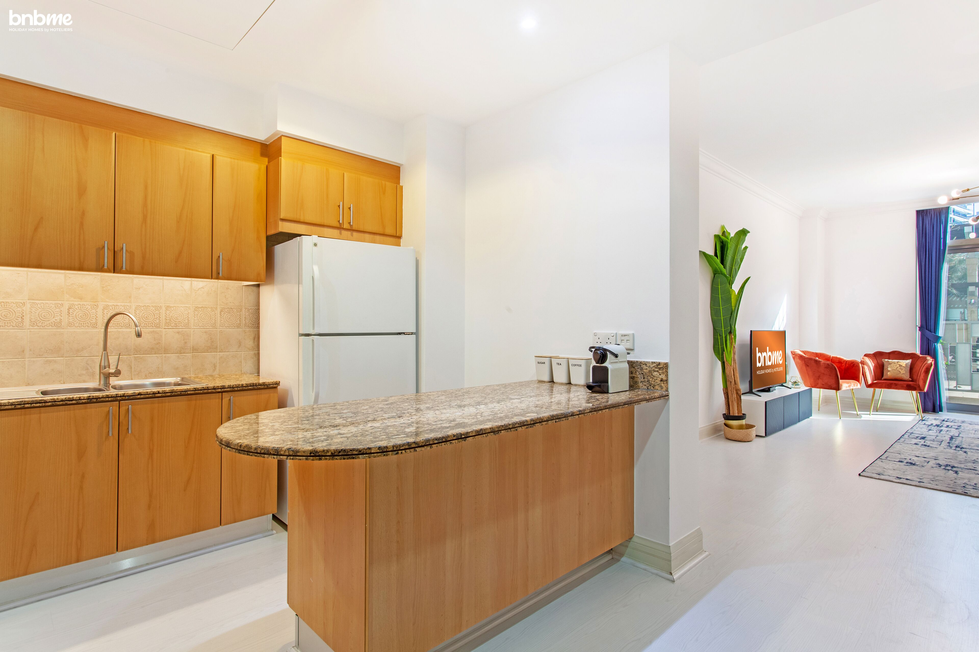 Deluxe-Apartment | Eigene Küche | Kühlschrank, Mikrowelle, Ofen, Herdplatte