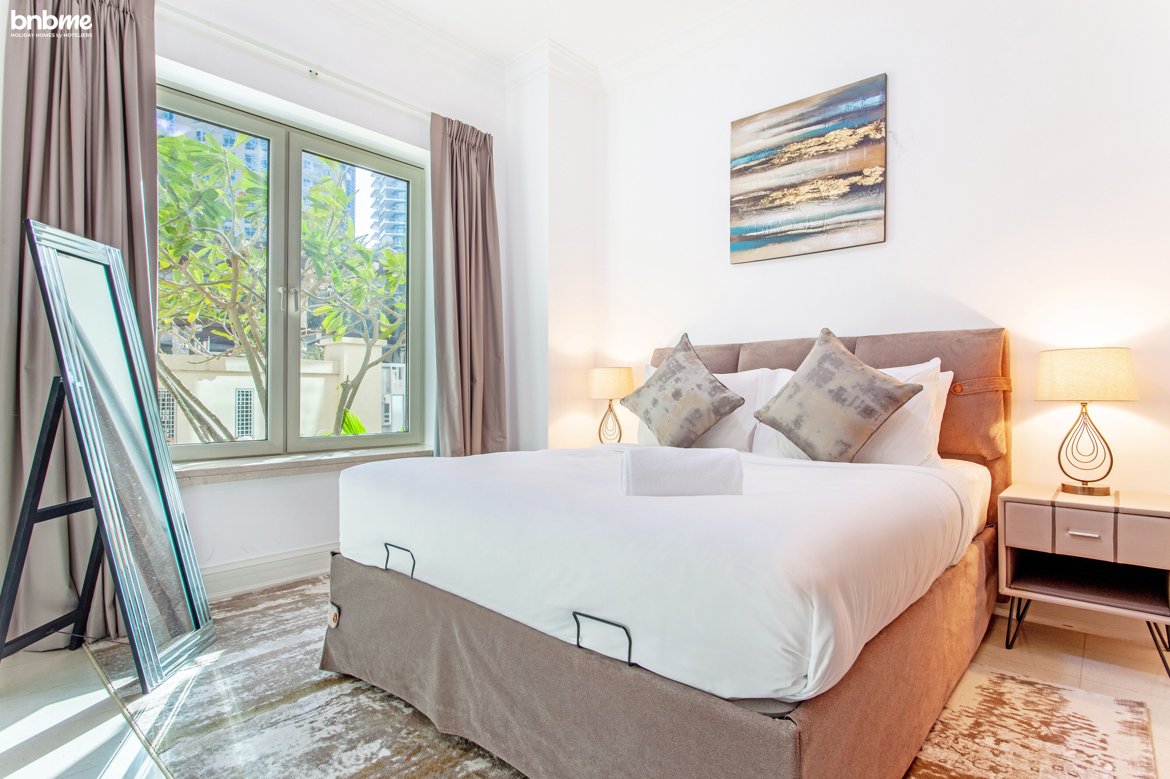 디럭스 아파트 | 2 개의 침실, 객실 내 금고, 각각 다른 스타일의 인테리어, 각각 다르게 가구 비치