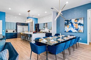 Dining - Villa By Villatel | Music Studio, Bowling, Pirate BR, Theater & Gym, Near Disney (Davenport)