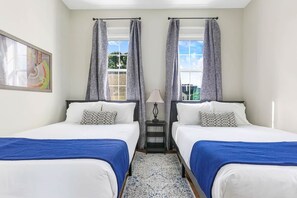 5 bedrooms, iron/ironing board, travel crib, WiFi