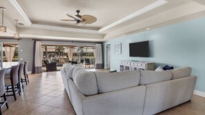 Living area - The Ultimate 5 Star Villa With Private Pool on Charlotte Harbor Area, Orlando Villa 5479 (Punta Gorda)