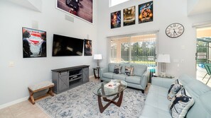 Flat-screen TV, table football - Exclusive Villa With Large Private Pool on Emerald Island, Orlando Villa 5476 (Kissimmee)