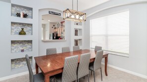 Dining - Exclusive Villa With Large Private Pool on Emerald Island, Orlando Villa 5476 (Kissimmee)