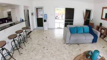 Villa | Living room | 30-inch TV with cable channels