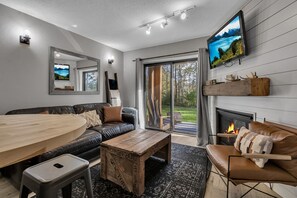 TV connectée, cheminée