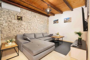 TV connectée, lecteur de DVD, livres, vidéothèque