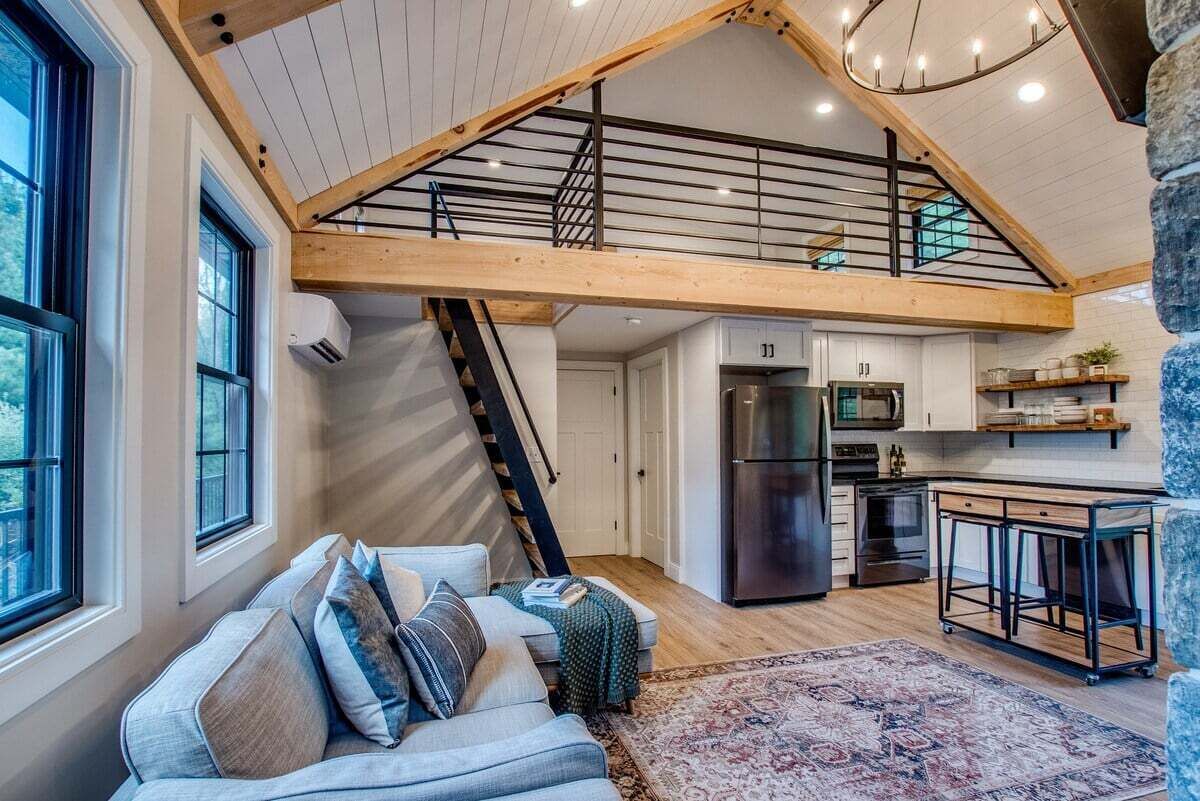 Smart-tv en een open haard