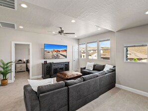 TV, video games, table football, ping pong