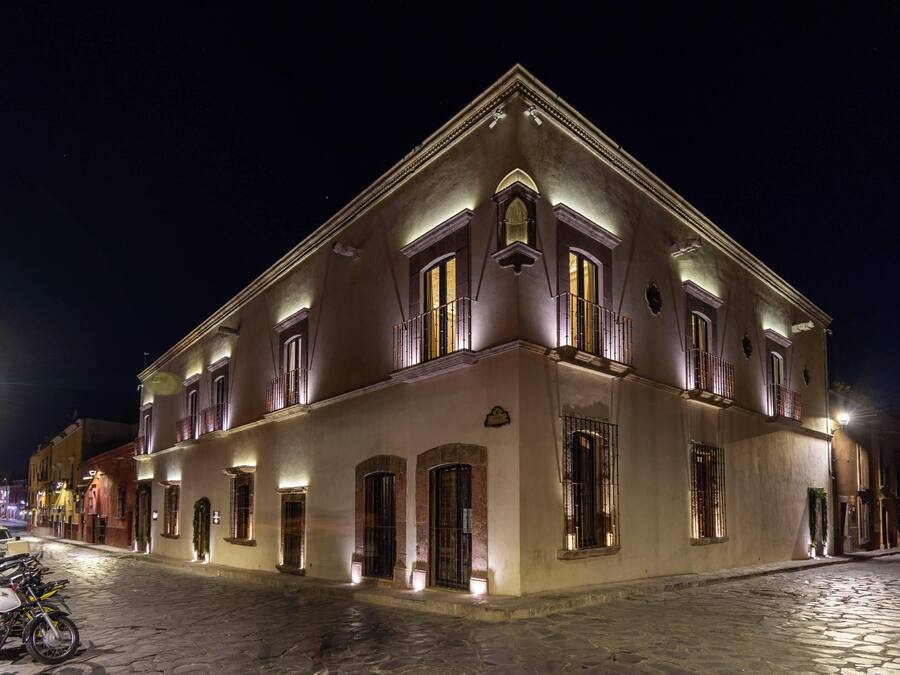 Façade de l’hébergement