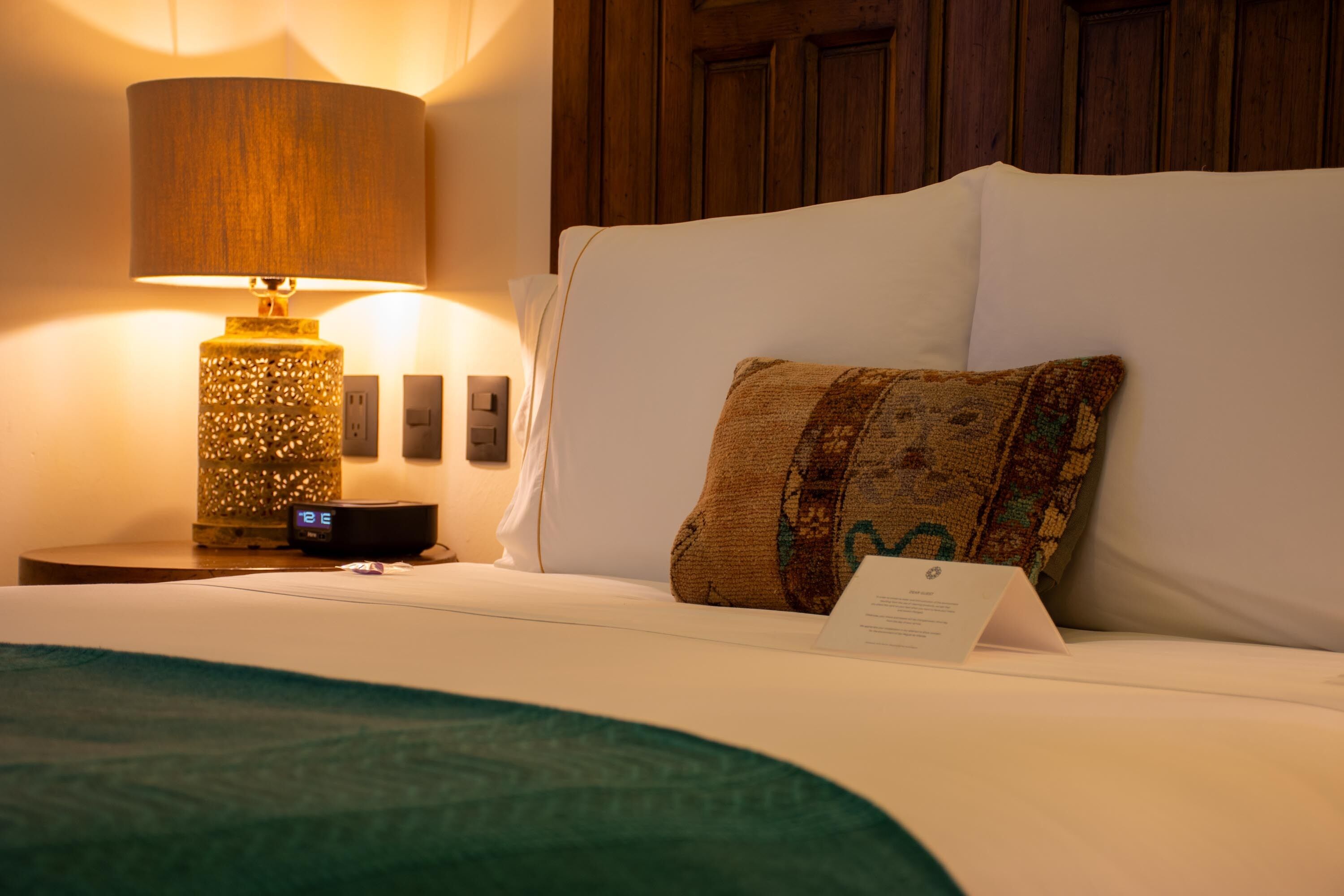 exclusive studio | egyptian cotton sheets, premium bedding, down duvets, in-room safe