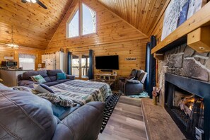 Fernseher, Kamin, Netflix, Hulu