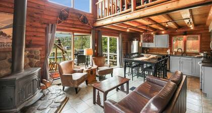 Clean + Cozy Log Cabin