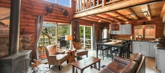 Clean + Cozy Log Cabin