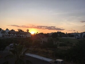 Blick von der Unterkunft