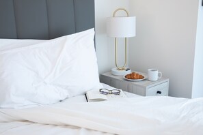 Pillowtop beds, in-room safe, individually decorated