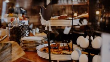 Gratis kontinental frukost varje dag