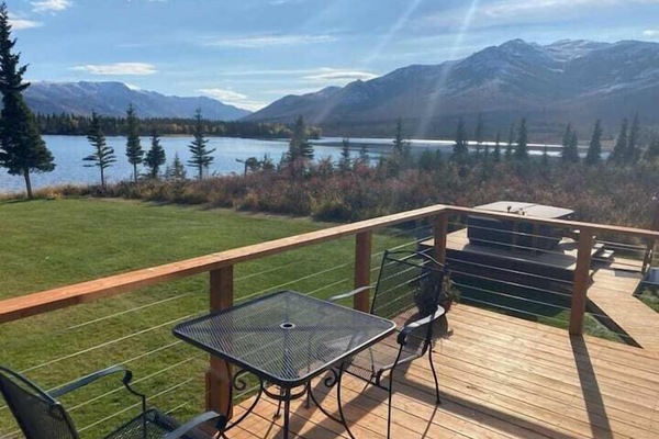 (1) Lake side mountain views from the best property in Healy