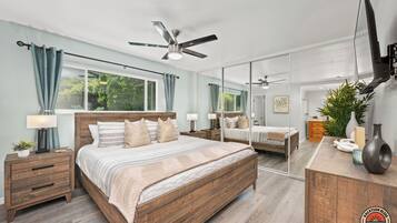 5 bedrooms, desk, iron/ironing board, free WiFi