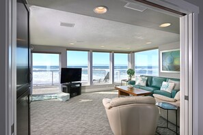 TV, fireplace, Hulu, streaming services