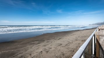 On the beach