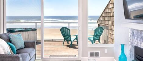 Televisión, chimenea, oficina